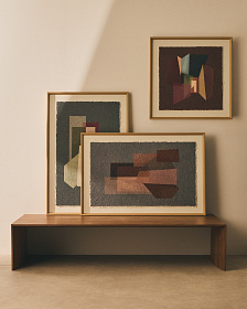 Многоцветная картина Veluni из переработанной бумаги 60 x 60 см