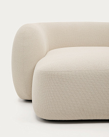 Модульный 2-местный диван Martina цвета экрю с правым шезлонгом 230 см