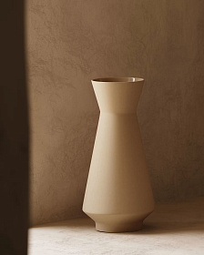 Monells Керамическая ваза бежевого цвета 38 см