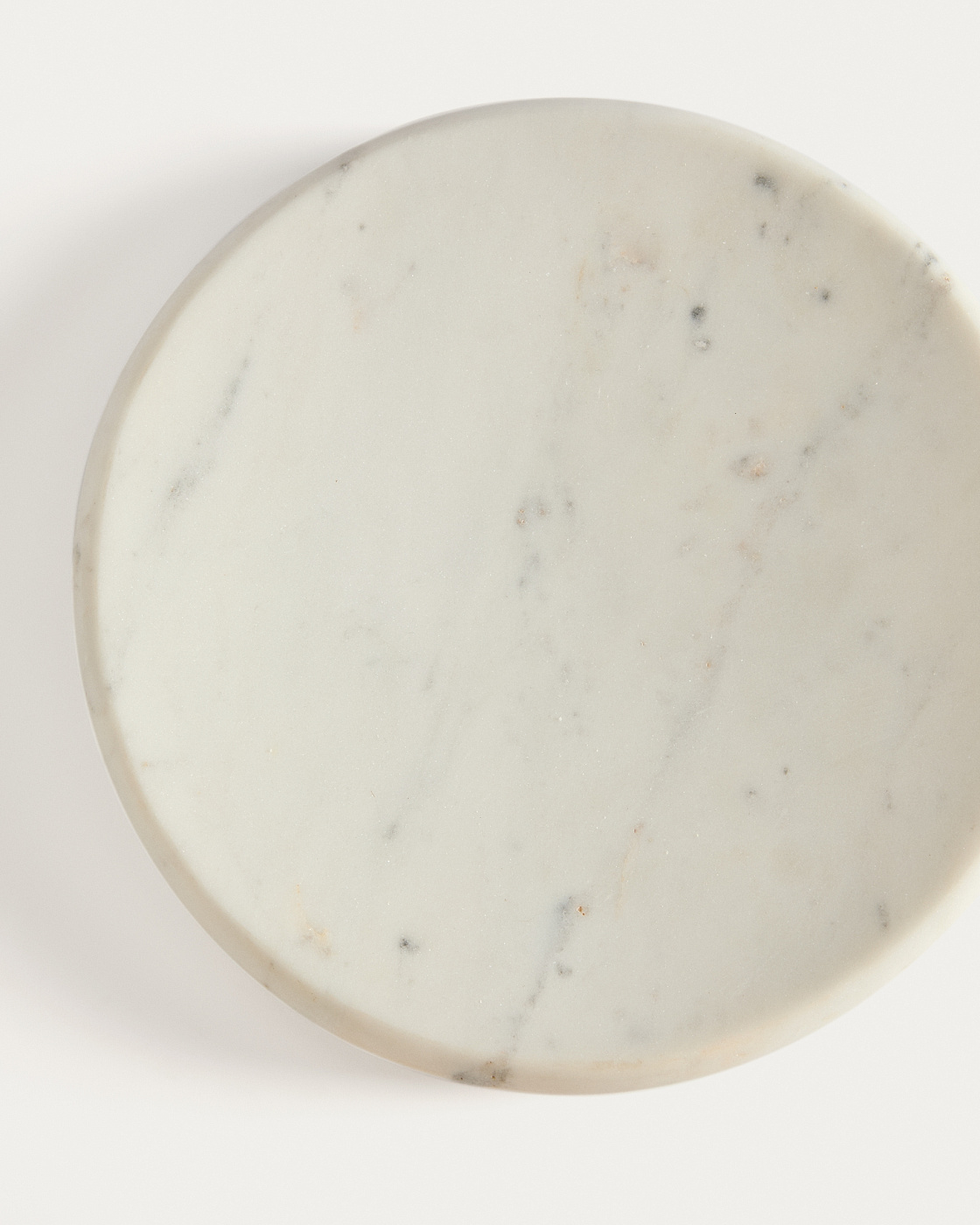 Поднос Obena из белого мрамора Ø 25 см