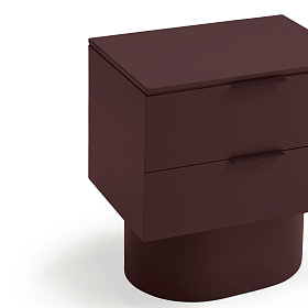 Прикроватная тумбочка Totem 2Dr баклажановый