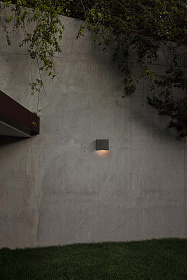 GROT 160 Уличный настенный светильник цементно-серый LED 6W 3000K