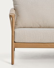 Комплект садовой мебели Sirte из алюминия с отделкой под дерево