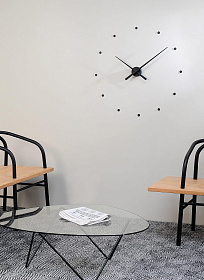 Часы Oj Black 80 см (черный)