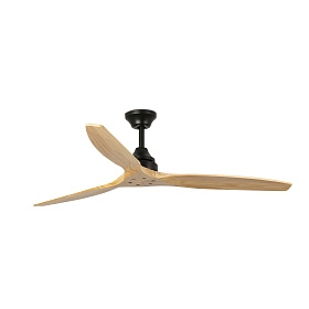 Вентилятор ALO DC Ш1520MM черный / древесный 3 PALAS