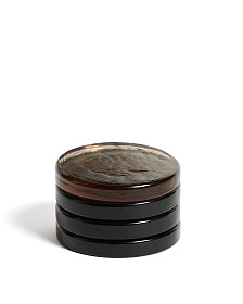 Obila Набор из 4 разноцветных подставок из переработанного стекла