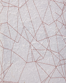 Durkan Абстрактная картина на переработанной бумаге белая 30 x 40 см