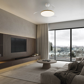 9007 Люстра-вентилятор SLIM FAN