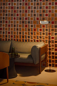 Торшер Martinica бежевый 1xE27