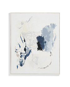 Erale Абстрактная картина ручной работы в серо-синих тонах, размер 80 x 100 см