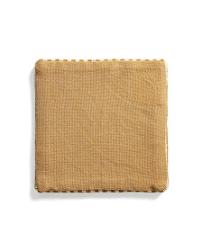 Подушка для стула Dirome в оранжевую полоску, 100% ПЭТ, 40 x 40 см