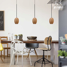 Люстра из дерева Creta