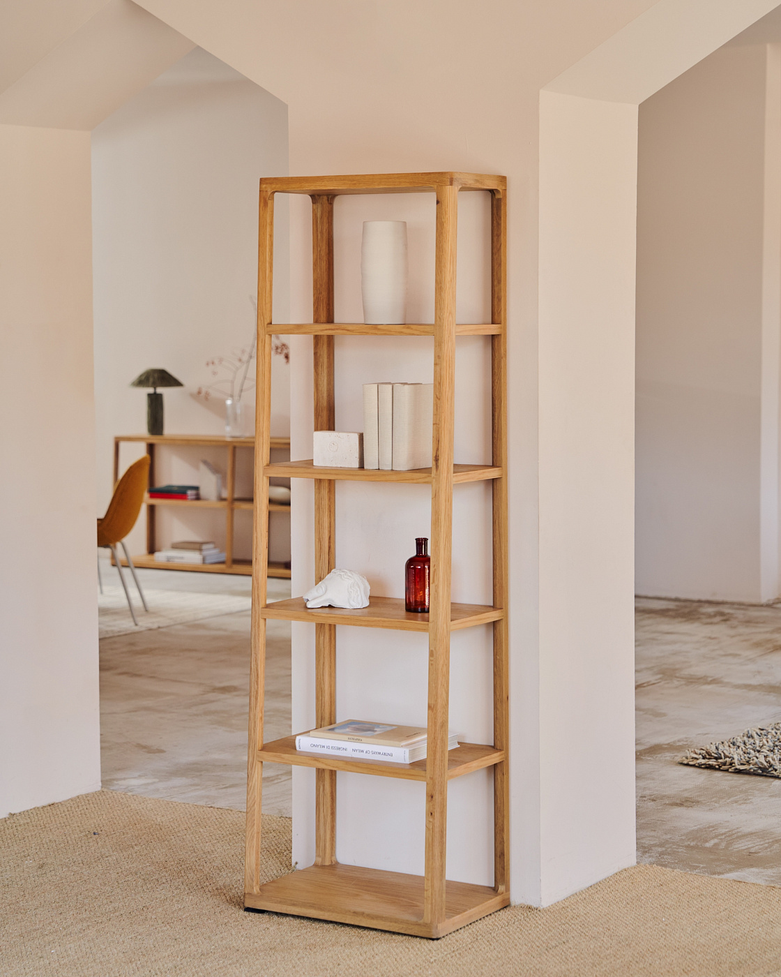 Maymai Стеллаж из массива дуба 60 x 193 см