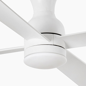 Потолочный вентилятор FRASER Ш1200MM белый 4 PALAS LED 16W TUYA