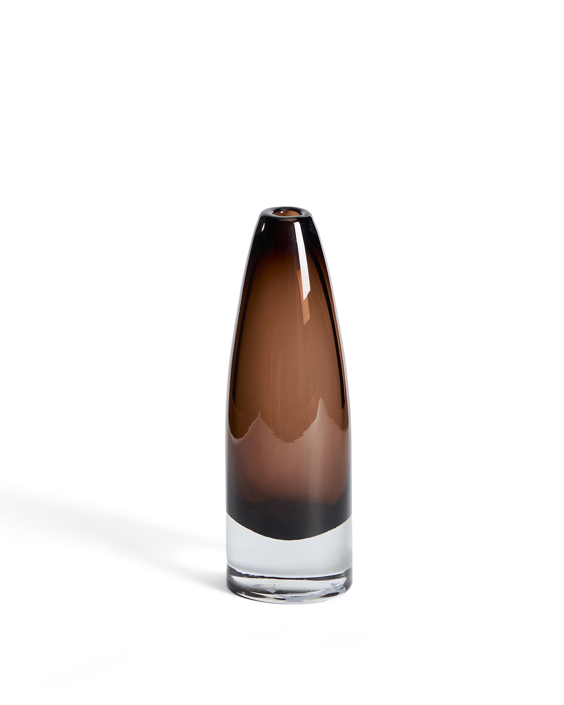 Ваза из коричневого стекла Toli 22,5 см