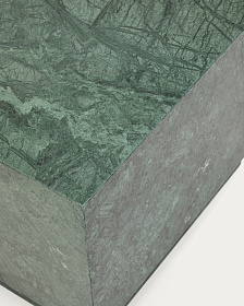 Приставной столик Sorein из черного мрамора 50 x 50 см