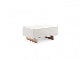 Прикроватная тумбочка Mood 1 белый/медный