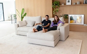 Модульный диван Hector V1 + 4 + V2 + Пуф K