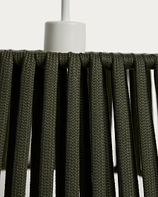 Абажур для подвесного светильника Aldet зеленый, Ø46 см