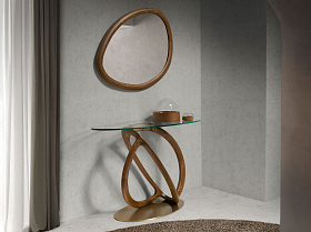 Зеркало 3245/21073E в деревянной раме орехового цвета