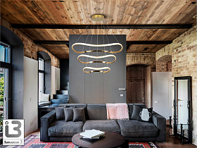 Люстра Naos 3L золотая D80