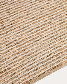 Ковер Derule бежевый из джута и шерсти 200 x 300см