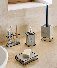 Мыльница Jainen черная