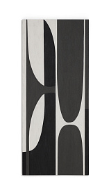 Абстрактная черно-белая картина Onure, 120 x 200 см