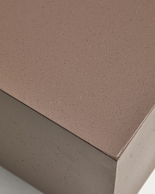 Уличный столик Rustella из коричневого бетона, 60 x 60 см