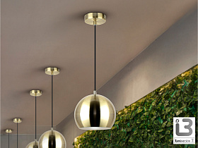 Olena Подвесной светильник 1L латунный