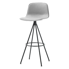 Барный стул Varya Tapiz с вращающимся основанием на 4 ножках