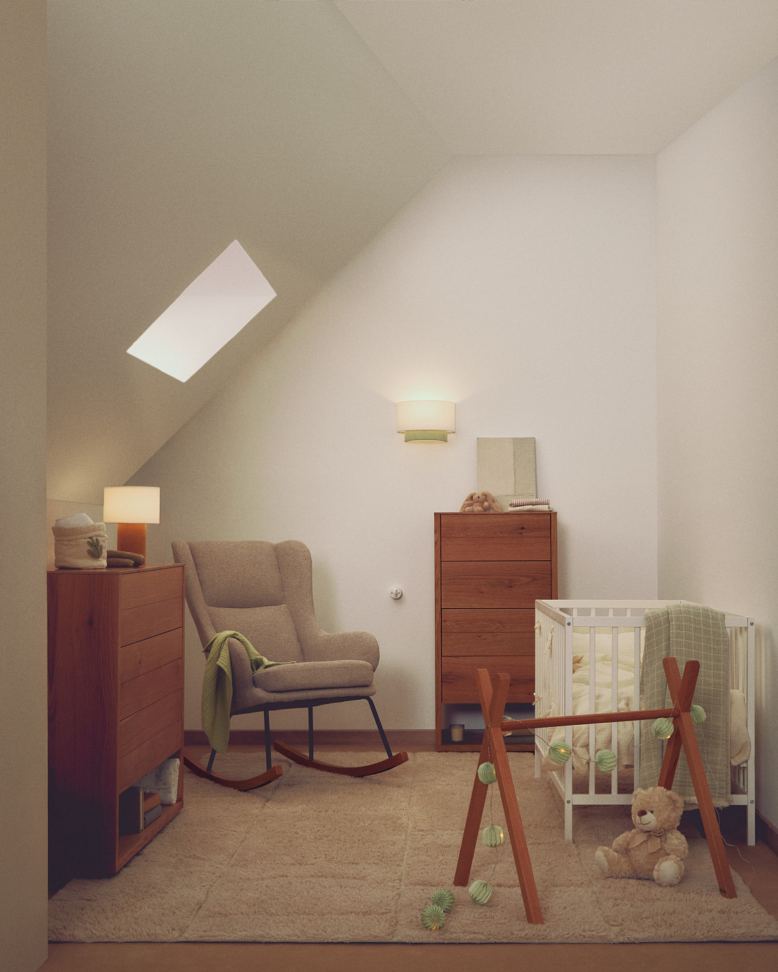 Bianella Вельветовая настольная лампа горчичного цвета