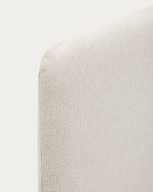 Изголовье Valma из жемчужного шенилла со съемным чехлом для кровати 90 x 200 см