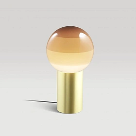 Настольный светильник Dipping Light S кремовый-матовая латунь