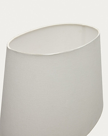 Foixa Металлическая настольная лампа с черной отделкой