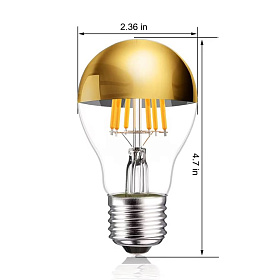 Светодиодная лампа Edison A19 E27 220 с регулируемой яркостью