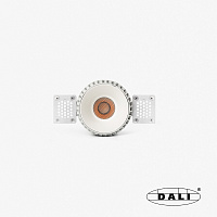 Tulipa Белый встраиваемый даунлайт без рамки 10W 55° 2700K CRI90 DALI