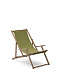 Складное кресло Vilara из акации для улицы салатового цвета