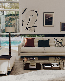 Чехол на подушку Nuval из ткани красного цвета 50 x 50 см