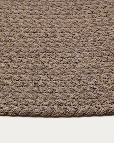 Ковер Despas из синтетических волокон бежевый Ø150 см