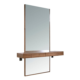 Консоль с зеркалом 3235/ MR2202 из орехового дерева