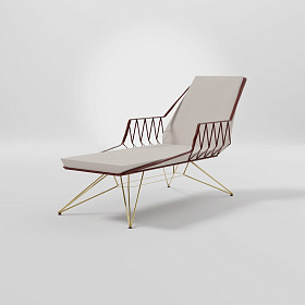 Уличный шезлонг Rhombus