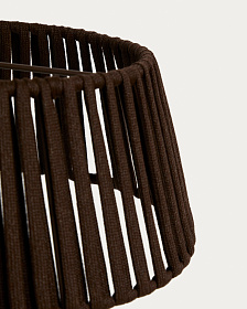 Абажур для подвесного светильника Aldet коричневый, Ø46 см