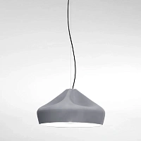 Подвесной светильник Pleat Box LED 47 серо-белый