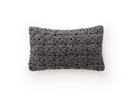 Подушка декоративная Momos антрацитовая 48x30 см
