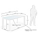 Стол обеденный Atta 120(180)x80 белое стекло