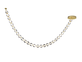 Люстра Zaria II 29L- золотой/жемчужный DIM