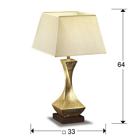 Настольная лампа Deco1L золотая