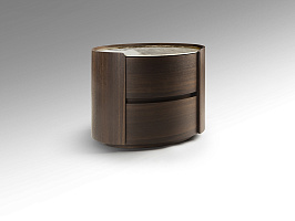 Enoc Прикроватная тумбочка темный дуб