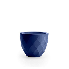 Кашпо Vases Nano матовое синее Ø18x15